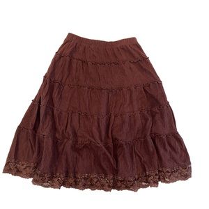 the perfect fall midi skirt